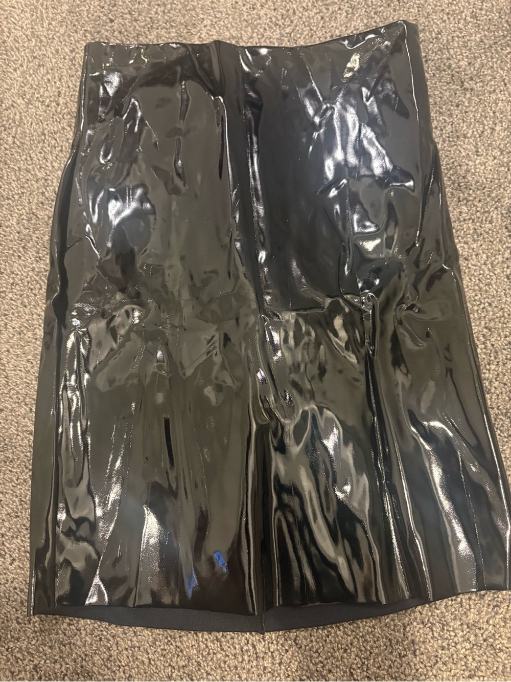 Commando Black Patent Pencil Skirt